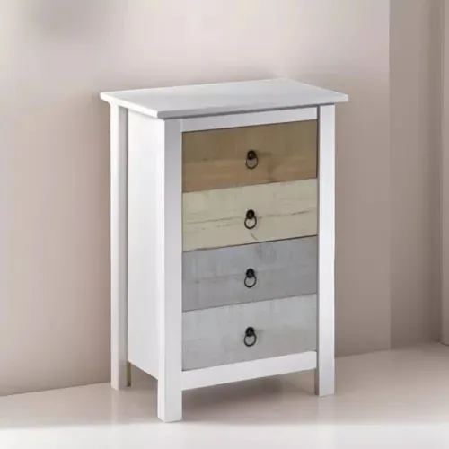 Cajonera Linea Flora - Blanco en Blanco - Cómodas, Uruguay | Nario Hogar