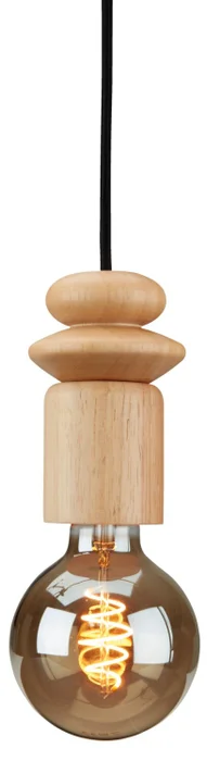 Lámpara de techo ASMIND Ø8xA13cm madera en Madera natural - Iluminación, Uruguay | JYSK