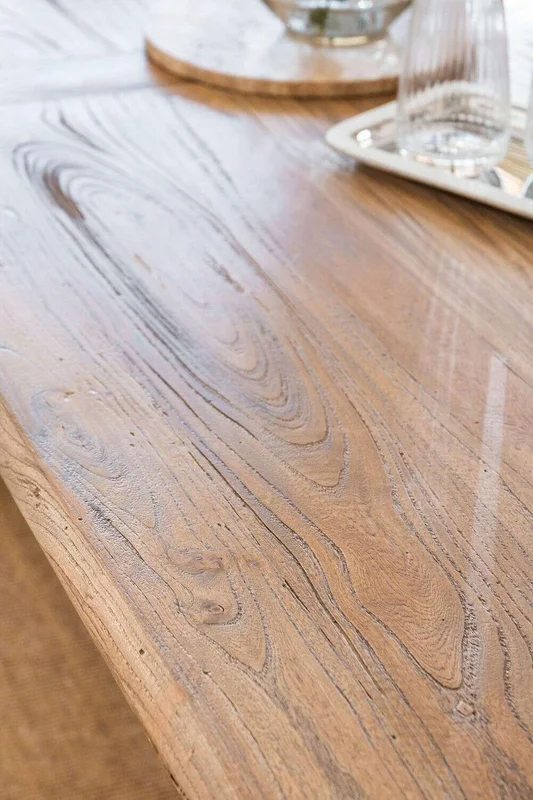MESA COMEDOR DE OLMO ISABEL - 2.50 X 1.00 MTS en Madera natural - Mesas de comedor, Uruguay | La Iberica, vista 14