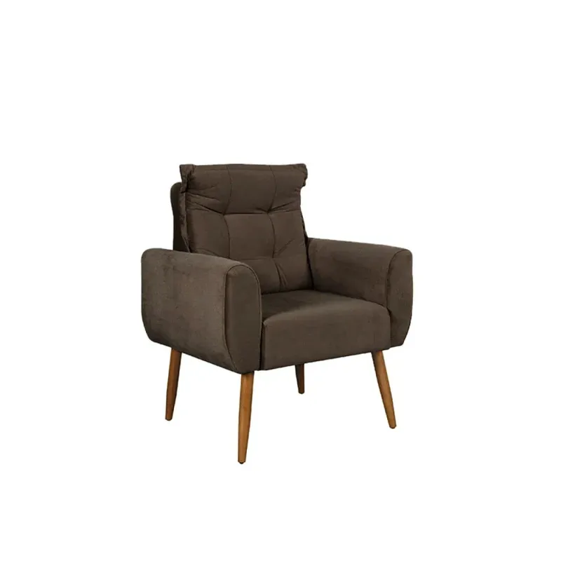 Sofa Sillon Poltrona 1 Cuerpo Dakar - Marrón en Marrón - Sillones y sofás, Uruguay | Ecowood