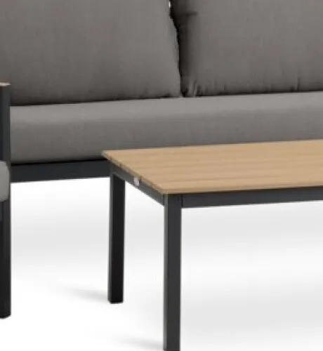 Juego de jardín BEJSTRUP 4 personas gris en Gris - Muebles para el exterior, Uruguay | JYSK