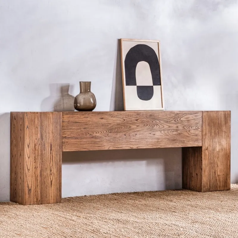 Consola Trieste en Madera natural - Aparadores y recibidores, Uruguay | Aihaus