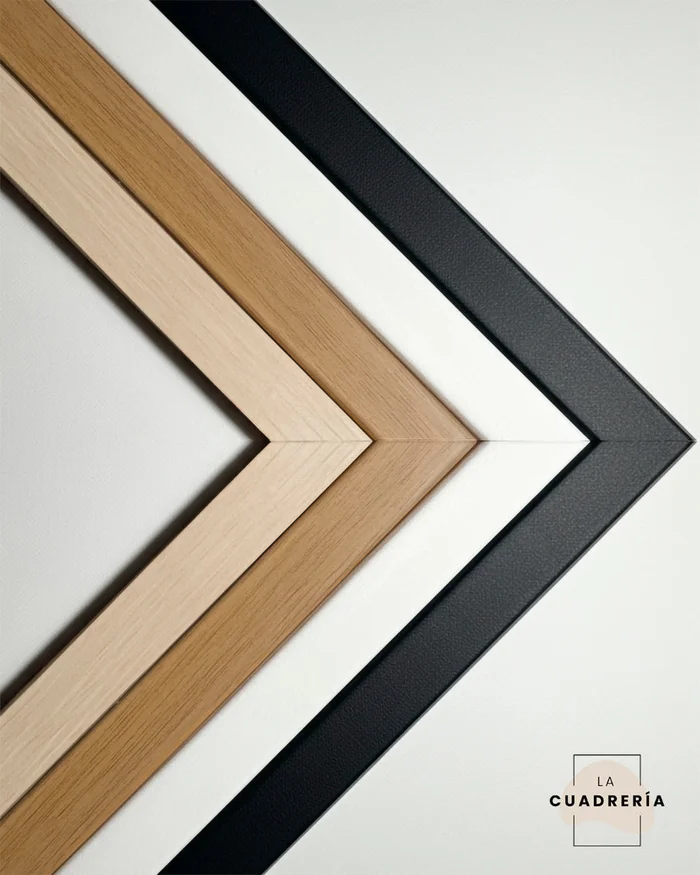 Abstractos Neutros - Black and Beige X5 - Láminas, Uruguay | La Cuadrería, vista 2