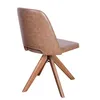 Silla De Oficina Madera-y-pu Marron Hera en Beige - Escritorios y sillas de escritorio, Uruguay | Divino, vista 6 de 6
