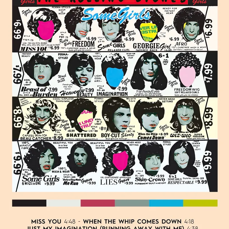 The rolling stones en Multicolor - Láminas, Uruguay | Mara Estudio