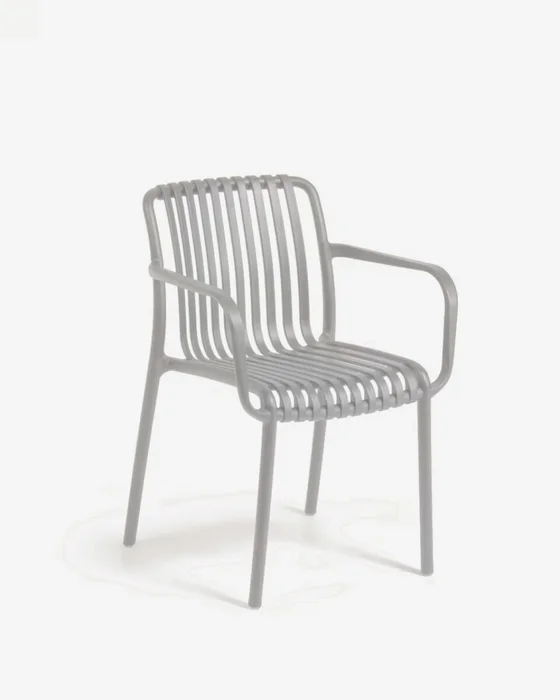 Silla de exterior Isabellini - gris claro en Gris - Sillas, Uruguay | Kavehome