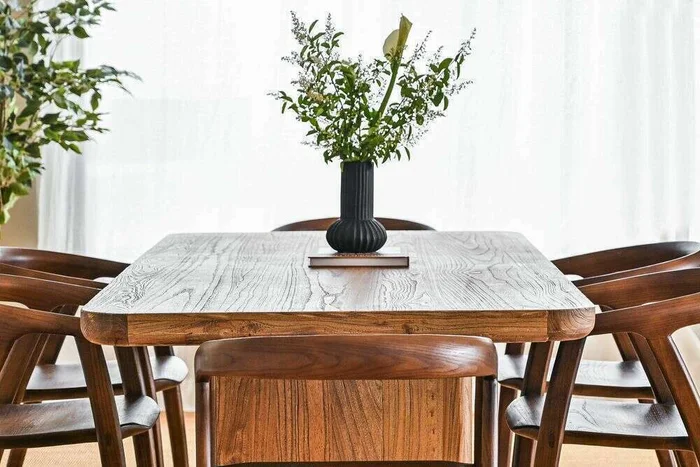 MESA COMEDOR ATHENA - 2.00 X 1.00 MTS en Madera natural - Mesas de comedor, Uruguay | La Iberica, vista 7