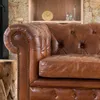 SILLON CHESTERFIELD - CUERO ITALIANO - XL en Marrón - Sillones y sofás, Uruguay | La Iberica, vista 6 de 41