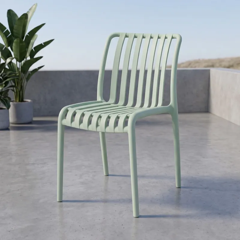 Silla de Exterior Omega - Verde en Verde - Muebles para el exterior, Uruguay | Rústico Hogar