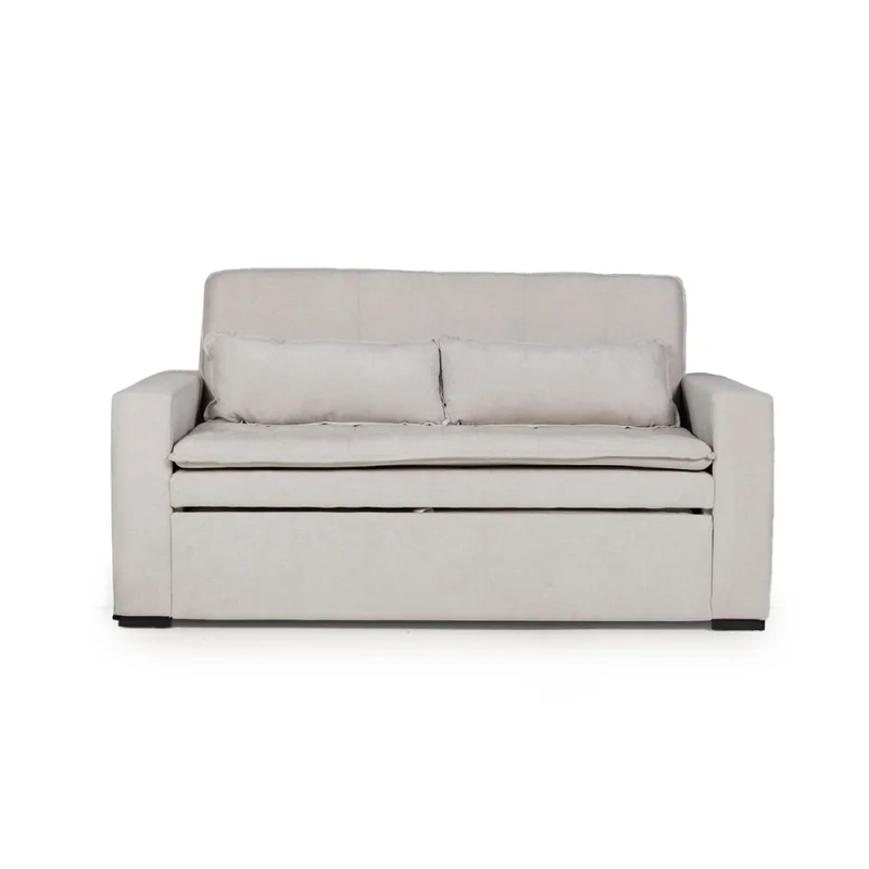 Sofá Cama Londres - Tela Microfibra - TC1009 (Plata) en Gris - Sillones y sofás, Uruguay | Nyr, vista 5