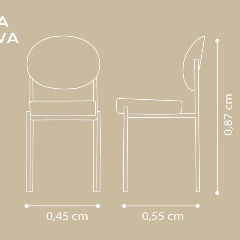 Silla Elza en Limpiar - Sillas, Uruguay | Casa Brava