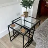 Mesa Nido Aria Glass - Mesas de arrimo, Uruguay | Treehouse Deco, vista 1 de 6