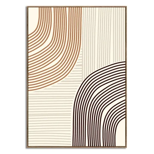 CUADRO CANVAS 30x40cm MARCO LINEAS 1 - Decoración de pared, Uruguay | Decohogar