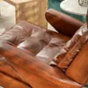 BUTACA APOLO CON POSAPIE - CUERO ITALIANO ENVEJECIDO - Butacas, banquetas y puffs, Uruguay | La Iberica, vista 11 de 11