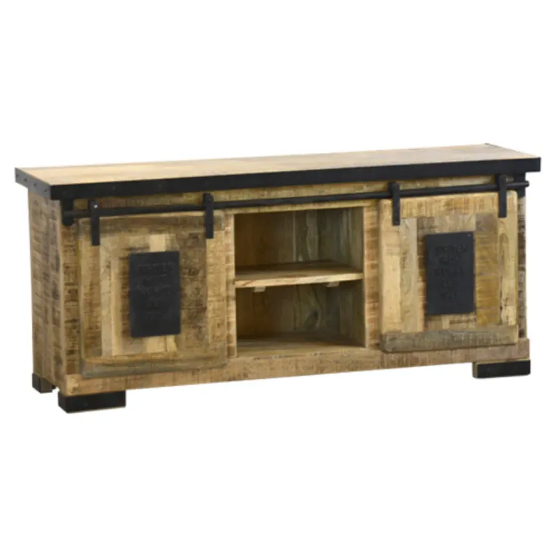 R43 Rack en Madera natural - Muebles para TV, Uruguay | Victoriana