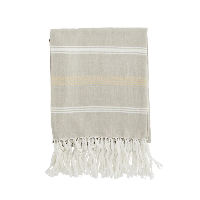 Toalla Beige White & Gold en Beige - Textiles, Uruguay | De Arcos