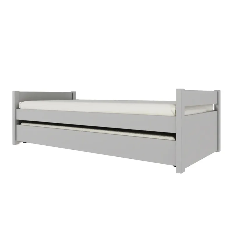 Cama Marinera 1 plaza - Nois - Madera Maciza - Gris en Gris - Dormitorio, Uruguay | Ecowood