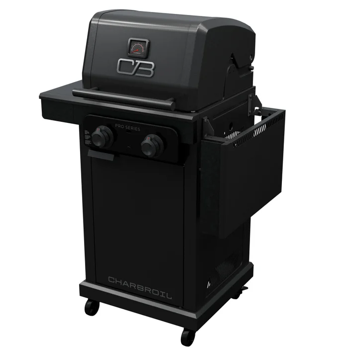 Barbacoa Charbroil Acero-inoxidable Pro Series 2 Quemadores en Negro - Exterior, Uruguay | Divino, vista 3