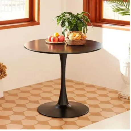 Mesa Tulip 60 cm - Negro en Negro - Mesas de living, Uruguay | La Cueva Muebles, vista 13