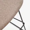 Taburete Zahara - marrón y acero con acabado negro altura 65 cm en Marrón - Butacas, banquetas y puffs, Uruguay | Kavehome, vista 4 de 9