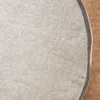 PUFF POLLY - FUNDA LINO CON VIVO en Gris - Butacas, banquetas y puffs, Uruguay | La Iberica, vista 4 de 4