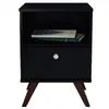 Mesa De Luz Linea Retro Living Dormitorio 1 Cajon Ng Rt3019 - Mesas de luz, Uruguay | Muebles Express, vista 1 de 4