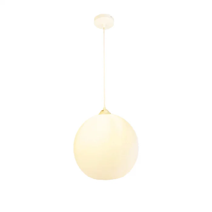 Luminaria Colgante Wallas Medium Blanca ø 20 cm en Blanco - Lámparas colgantes, Uruguay | Serlux, vista 2