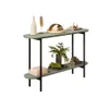Mesa de arrime en MDF y Metal - Charlote Verde en Verde - Mesas de arrimo, Uruguay | Ecowood, vista 1 de 2
