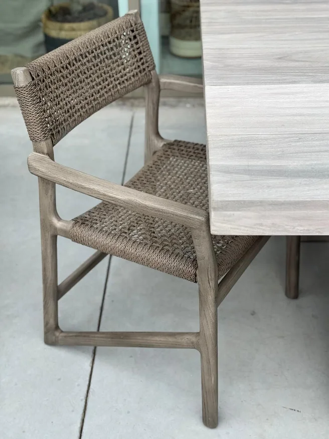 SILLA CARACAS C/BRAZOS TEKA en Gris - Sillas, Uruguay | Masinfinito Casa, vista 2