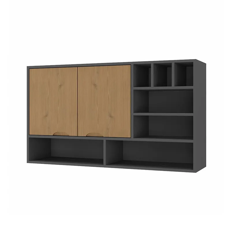 Aereo Combinado 2 Puertas Con Estantes 100% Mdp en Multicolor - Muebles, Uruguay | Soy Hogar