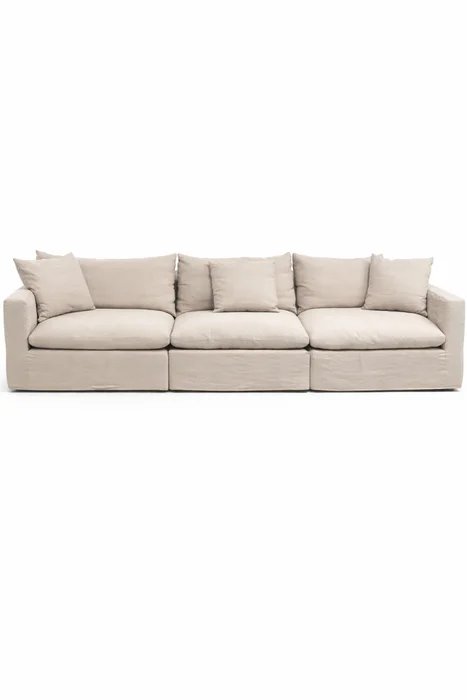 Sofá Río, 4 Cuerpos - Beige en Beige - Sillones y sofás, Uruguay | Indian
