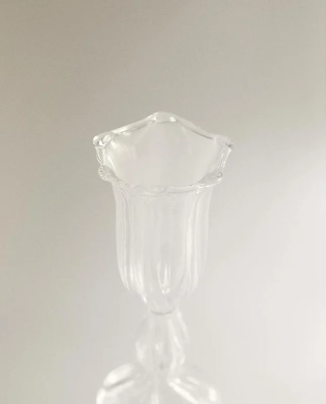 CANDELABRO CRISTAL TRANSPARENTE en Multicolor - Velas y Portavelas, Uruguay | Zara Home, vista 3