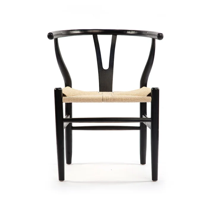 Silla Wishbone - Negro con natural en Natural, Negro - Sillas, Uruguay | Walnut, vista 2