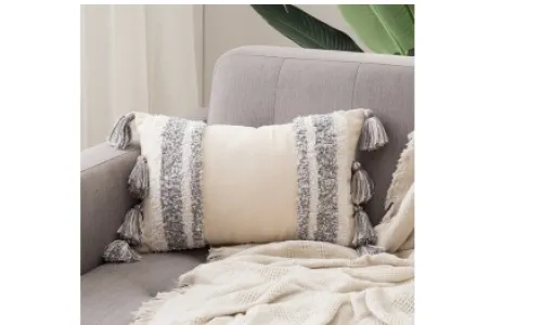 Almohadón Boho en Beige - Textiles, Uruguay | Finkel