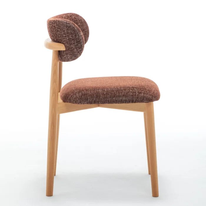 Silla De Comedor Madera Naranja Sarah en Marrón - Sillas, Uruguay | Divino, vista 5