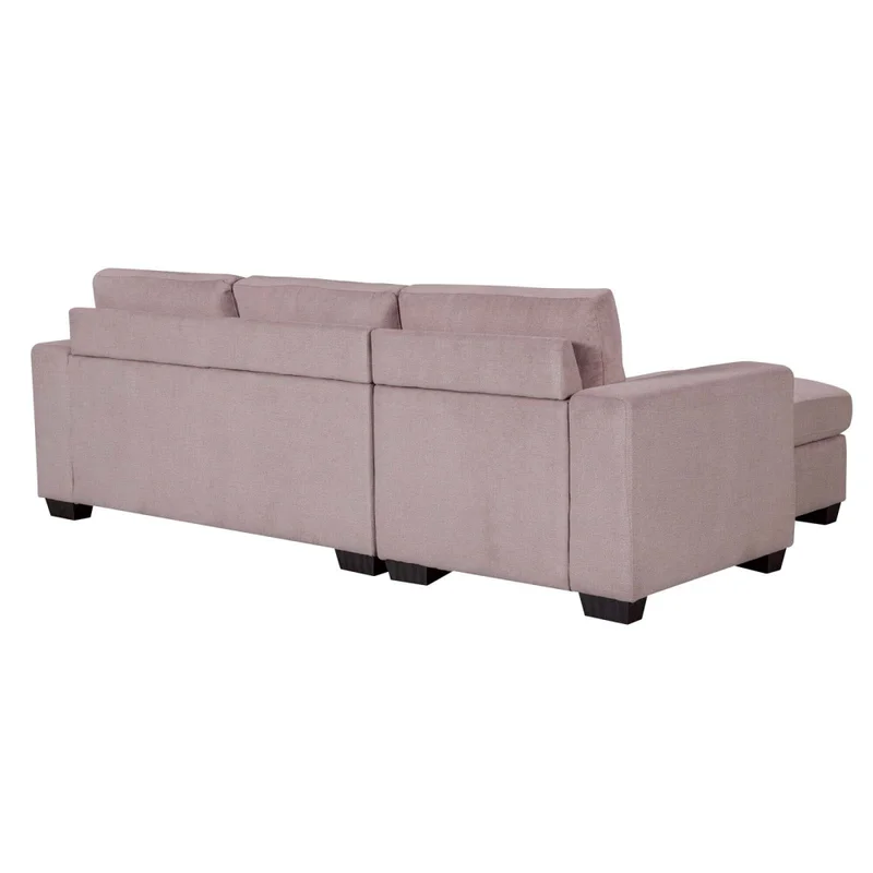Sofá C/chaise Más De 4 Cuerpos Tela Marron Detroit Taupe en Beige - Sillones y sofás, Uruguay | Divino, vista 6