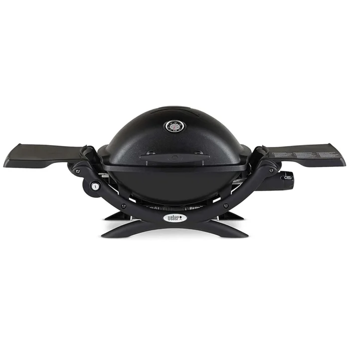 Barbacoa A Gas Negro Acero Inoxidable Weber Q1200 en Negro - Exterior, Uruguay | Divino