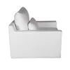 Sofá 1 Cuerpo Tela Blanco Positano en Blanco - Sillones y sofás, Uruguay | Divino, vista 6 de 6