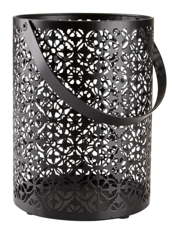 Portavelas HEIMIR Ø15xH20 cm negro en Negro - Velas y Portavelas, Uruguay | JYSK