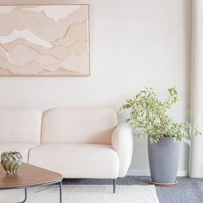Sofá Giovanni / Beige - 3 cuerpos en Beige - Sillones y sofás, Uruguay | Fábrica Italiana, vista 3