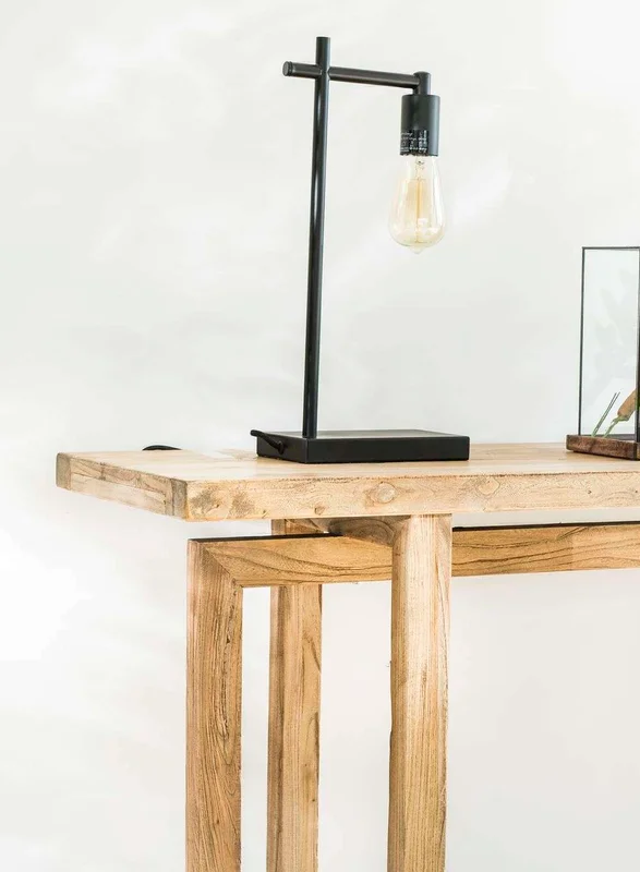 MESA DE ARRIMO / CONSOLA GEO - OLMO - 1.40 MTS en Madera natural - Bibliotecas, Uruguay | La Iberica, vista 16