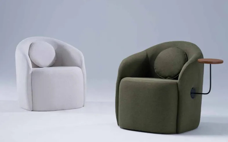 Poltrona Slim en Verde - Butacas, banquetas y puffs, Uruguay | Casa Brava