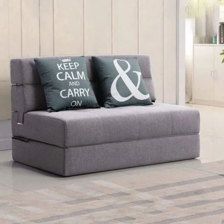 Sofa cama Foldie 2 cuerpos - Gris en Gris - Sillones y sofás, Uruguay | La Cueva Muebles, vista 7