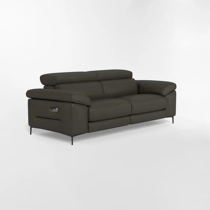 SOFÁ ELECTRICO TECH Gris 3 CUERPOS - Sillones y sofás, Uruguay | Viasono, vista 3