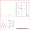 Cama rebatible de pared 2 plazas – CM 8016 - Dormitorio, Uruguay | Punto Unión, vista 5 de 8