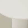 Mesa de centro Albanella de cemento con acabado blanco brillante Ø65 cm - Ø65 cm en Blanco - Mesas de comedor, Uruguay | Kavehome, vista 7 de 8