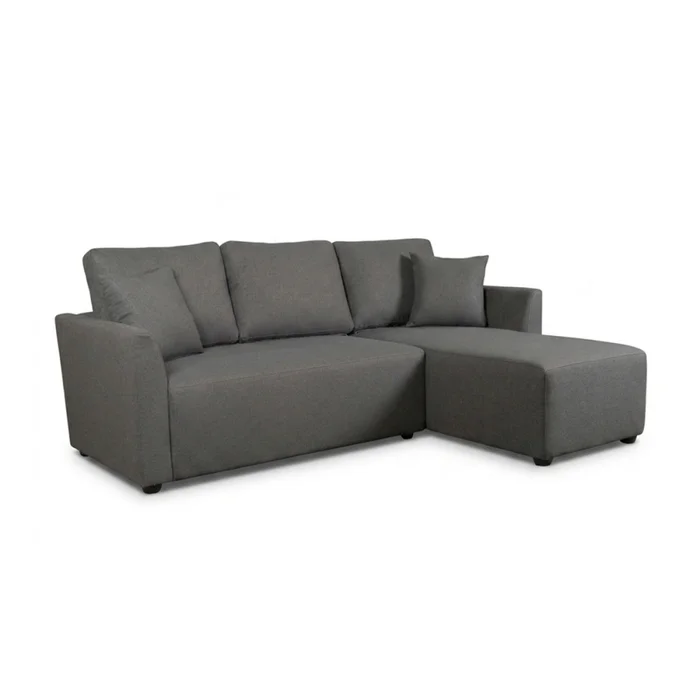 Rinconera Logan - Tela Aquaclean - 3 cuerpos - A fabricar en Gris - Sillones y sofás, Uruguay | Nyr