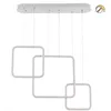 Colgante led lineal tres marcos verticales 58W Dimerizable en Blanco - Lámparas colgantes, Uruguay | Iluminica, vista 1 de 6