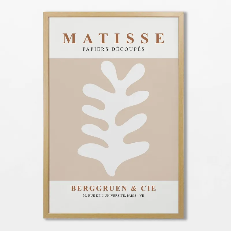 Matisse - Beige N.02 en Beige - Láminas, Uruguay | La Cuadrería