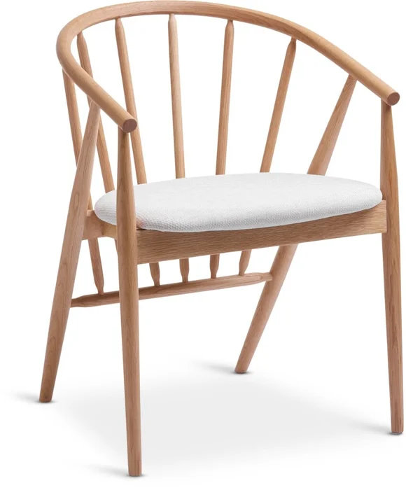 Silla de comedor ARNBORG roble/crudo en Madera natural - Sillas, Uruguay | JYSK